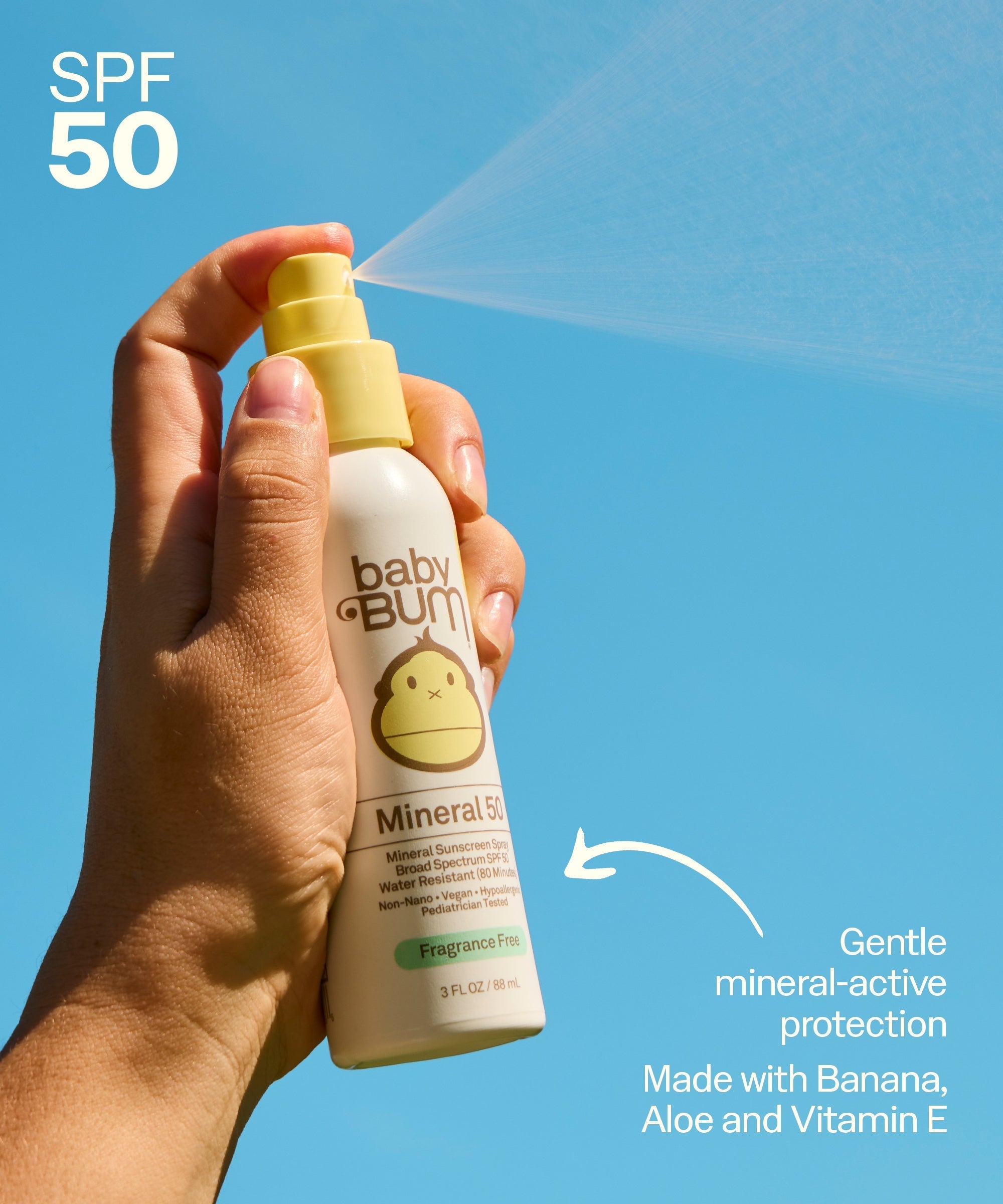 Baby Bum Mineral SPF 50 Sunscreen Spray